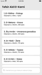 Popis sura sa pretragom